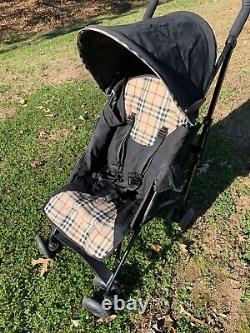 Maclaren Special Edition Burberry Stroller W Footmuff Rare, Hard To Find