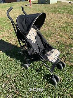 Maclaren Special Edition Burberry Stroller W Footmuff Rare, Hard To Find