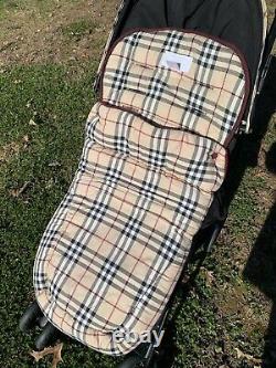 Maclaren Special Edition Burberry Stroller W Footmuff Rare, Hard To Find