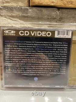 Madonna Sealed Papa Don't Preach 1986 Gold CDV Longbox Video True Blue Album