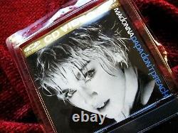 Madonna Sealed Papa Don't Preach Gold Longbox Single CDV Sealed Video Promo Lot