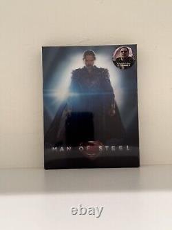 Man Of Steel Blufans Exclusive Single Lenticular Steelbook Blu-ray 3D