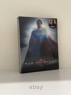 Man Of Steel Blufans Exclusive Single Lenticular Steelbook Blu-ray 3D