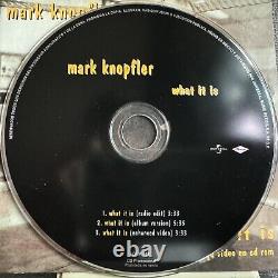 Mark Knopfler What It Is Mexico Promo CD Enhanced Single RARE Extra Verse