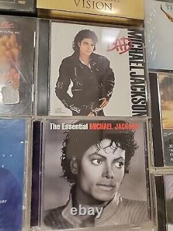 Michael Jackson 21 CD's & DVD TOTAL SEE PHOTOS 2 RARE SPECIAL EDITION Vision