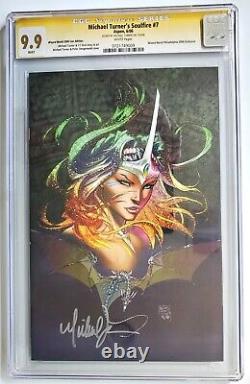 Michael Turner's Soulfire #7 Wizard Con Virgin Variant Signed Cgc Ss Mint 9.9
