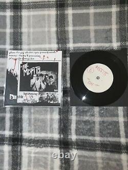 Misfits Cough/Cool b/w She Test Pressing # 3/5 with Cool Alternate Art Sleeve