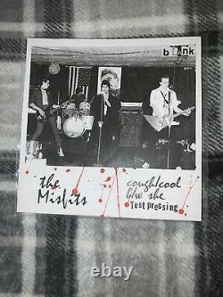 Misfits Cough/Cool b/w She Test Pressing # 3/5 with Cool Alternate Art Sleeve