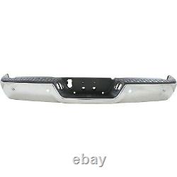 NEW Chrome Steel Rear Bumper Assembly for 2009-2018 Dodge RAM 1500 With Park 09-18
