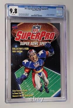 NFL Superpro Special Edition #1 Cgc 9.8 New Case