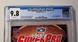 NFL Superpro Special Edition #1 Cgc 9.8 New Case