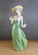 Nao By Lladro Gentle Breeze Figurine (special Edition) Girl Green Single Flower