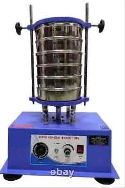 New Model Gyratory BRASS Sieve Shaker 8 MOTORISED DIGITAL FREE SHIPP 220V 110V