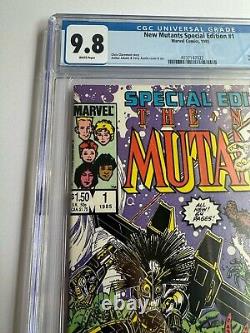 New Mutants Special Edition #1 CGC 9.8 White Pgs Arthur Adams Artwork