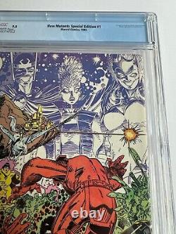 New Mutants Special Edition #1 CGC 9.8 White Pgs Arthur Adams Artwork