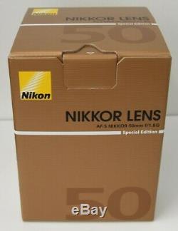 Nikon Single focus lens AF-S NIKKOR 50mm f/1.8G Special Edition Full size F/S