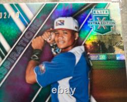 Noelvi Marte 02/10 1st Auto! 2017 Panini Elite Extra Edition Tie-Dye Autograph