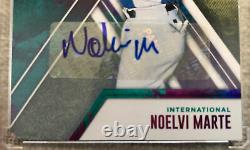 Noelvi Marte 02/10 1st Auto! 2017 Panini Elite Extra Edition Tie-Dye Autograph