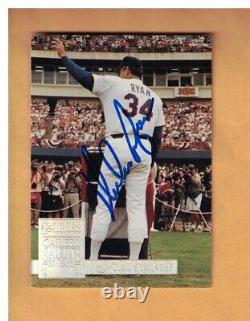 Nolan Ryan AUTOGRAPHED 1994 DONRUSS SPECIAL EDITION BASEBALL INSERT CARD SIGNED