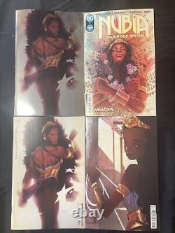 Nubia Coronation Special #1 Set Of 4 Foil 1100,25 Sway Kung Variant DC Comic B8