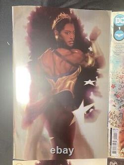 Nubia Coronation Special #1 Set Of 4 Foil 1100,25 Sway Kung Variant DC Comic B8