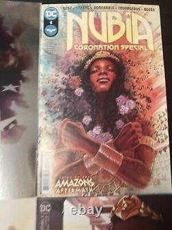 Nubia Coronation Special #1 Set Of 4 Foil 1100,25 Sway Kung Variant DC Comic B8