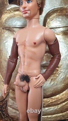OOAK Ken Steampunk Repaint Realistic Art Anatomically Correct Homme Doll