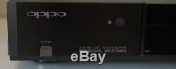 OPPO BDP-83 Special Edition 83SE Blu-Ray Player with Remote Single Owner MINT