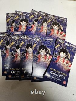 One Piece TCG Romance Dawn OP-01 ENGLISH Sleeved Booster 10 Pack Blister Lot