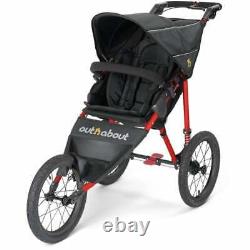 Out'N' About Nipper Sport Stroller V4 Special Edition Black & Red