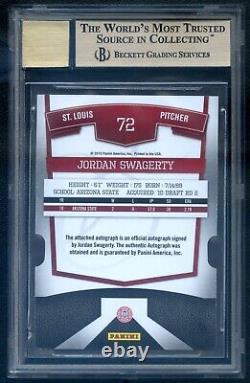 POP 1! BGS 9.5 2010 Elite Extra Jordan Swagerty RC AUTO NOT MAGIC JOHNSON