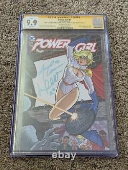 Power Girl #1 PAPERFILMS SPECIAL EDITION CGC SS 9.9 MINT signed Conner Palmiotti