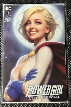 Power Girl Special #1 Will Jack Virgin Variant Set Of 2 & Trade Dress