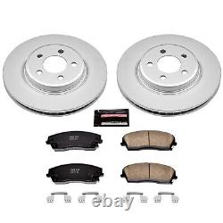 Powerstop CRK1715 4-Wheel Set Brake Discs And Pad Kit Front & Rear for Charger