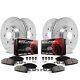 Powerstop K1715 4-wheel Set Brake Discs And Pad Kit Front & Rear For Charger 300