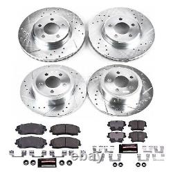 Powerstop K1715 4-Wheel Set Brake Discs And Pad Kit Front & Rear for Charger 300