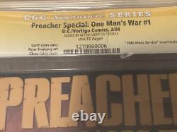 Preacher Special Edition One Man's War SS Signed CGC Glenn Fabry Klaus Starr