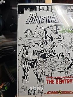 Punisher 1 Cover & Art Jerome Opena Atomic Comics Exclusive Hero Initiative
