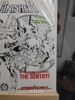 Punisher 1 Cover & Art Jerome Opena Atomic Comics Exclusive Hero Initiative