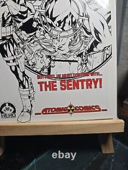 Punisher 1 Cover & Art Jerome Opena Atomic Comics Exclusive Hero Initiative
