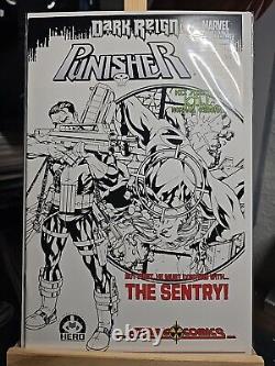Punisher 1 Cover & Art Jerome Opena Atomic Comics Exclusive Hero Initiative
