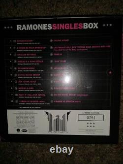 RAMONES 7 VINYL SINGLES BOX SET 2017 NUMBERED RSD New Sealed