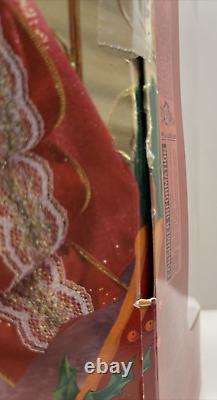 RARE 1997 Misprint Green Eyes Holiday Barbie Happy Holidays Gold Special Edition