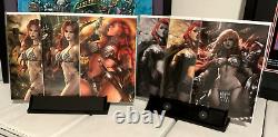 RED SONJA Virgin Variant Comic Book Set Leirix / Layne / Chew 616 NM
