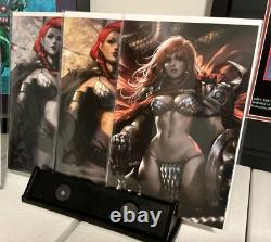 RED SONJA Virgin Variant Comic Book Set Leirix / Layne / Chew 616 NM