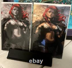 RED SONJA Virgin Variant Comic Book Set Leirix / Layne / Chew 616 NM