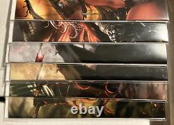 RED SONJA Virgin Variant Comic Book Set Leirix / Layne / Chew 616 NM