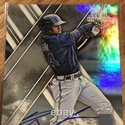 RONALD ACUNA JR AUTO? 2017 EEE Refractor Autograph RC? Atlanta Braves