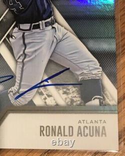 RONALD ACUNA JR AUTO? 2017 EEE Refractor Autograph RC? Atlanta Braves