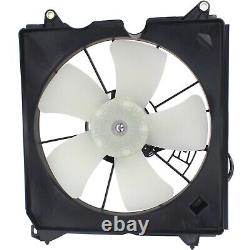 Radiator Cooling Fan Assembly Set For 2013-2017 Honda Accord Left Right Coupe